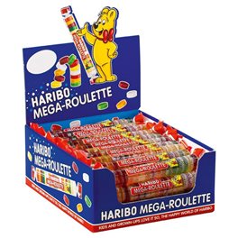 Haribo Méga-Roulette Fruits (lot de 2) Haribo Méga-Roulette Fruits (lot de 2)